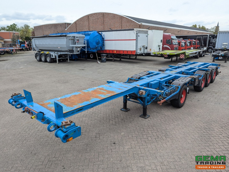 D-Tec CT4S20C3040G/1+2 COMBI chassis - 1 StuurAs - 2 LiftAssen - Semireboque transportador de contêineres/ Caixa móvel: foto 2 D-Tec CT4S20C3040G/1+2 COMBI chassis - 1 StuurAs - 2 LiftAssen - Semireboque transportador de contêineres/ Caixa móvel: foto 2