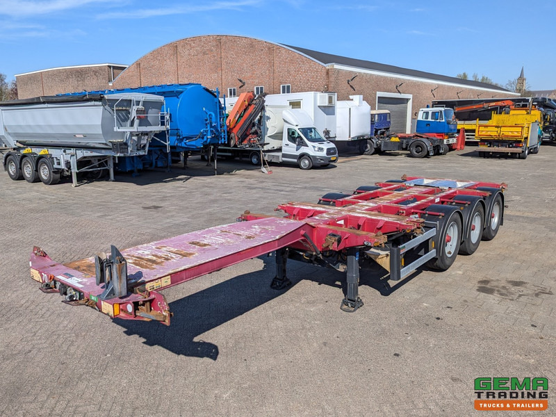 D-Tec FT-43-03V 3-Assen BPW - Trommelremmen - Lift-as - ADR - Alle Aansluitingen - Semireboque transportador de contêineres/ Caixa móvel: foto 2 D-Tec FT-43-03V 3-Assen BPW - Trommelremmen - Lift-as - ADR - Alle Aansluitingen - Semireboque transportador de contêineres/ Caixa móvel: foto 2
