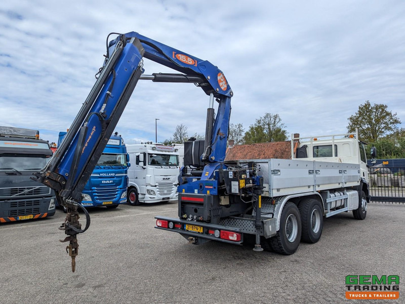 DAF CF 330 FAT 6x4 Dagcab Euro6A - Open laadbak 6.4m + PM 15522 - RadioGrafisch - Handgeschakeld - 08/2025APK - Camião de caixa aberta/ Plataforma, Caminhão grua: foto 2 DAF CF 330 FAT 6x4 Dagcab Euro6A - Open laadbak 6.4m + PM 15522 - RadioGrafisch - Handgeschakeld - 08/2025APK - Camião de caixa aberta/ Plataforma, Caminhão grua: foto 2