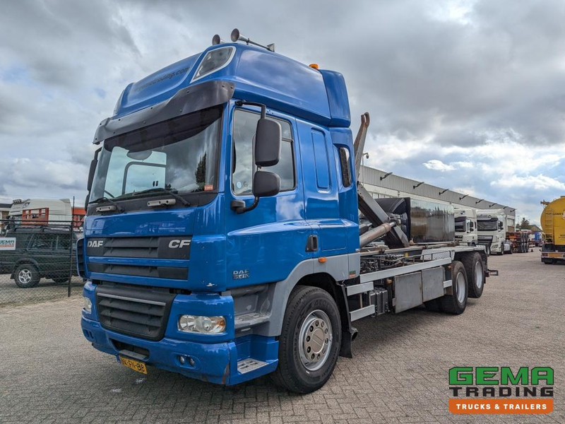 DAF FAS CF85.410 6x2 Euro5 FAS CF85.410 6x2 Spacecab Euro5 - HaakarmSysteem AJK 20T - KlapBumper - Vangmuilkoppeling - Lift-As - Caminhão polibenne: foto 1 DAF FAS CF85.410 6x2 Euro5 FAS CF85.410 6x2 Spacecab Euro5 - HaakarmSysteem AJK 20T - KlapBumper - Vangmuilkoppeling - Lift-As - Caminhão polibenne: foto 1