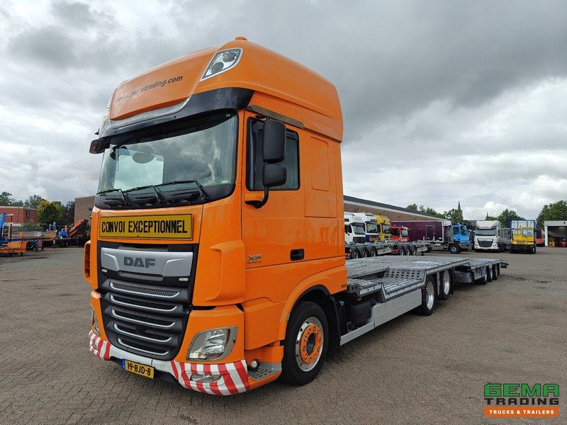DAF XF 440 FAS 6x2 SuperSpaceCab Euro6C - Retarder + Recker 3-Assige Aanhanger - Wielkuipen - Hydraulische knik en uitschuifbaar - 02/2026 APK - Caminhão transporte de veículos: foto 1 DAF XF 440 FAS 6x2 SuperSpaceCab Euro6C - Retarder + Recker 3-Assige Aanhanger - Wielkuipen - Hydraulische knik en uitschuifbaar - 02/2026 APK - Caminhão transporte de veículos: foto 1
