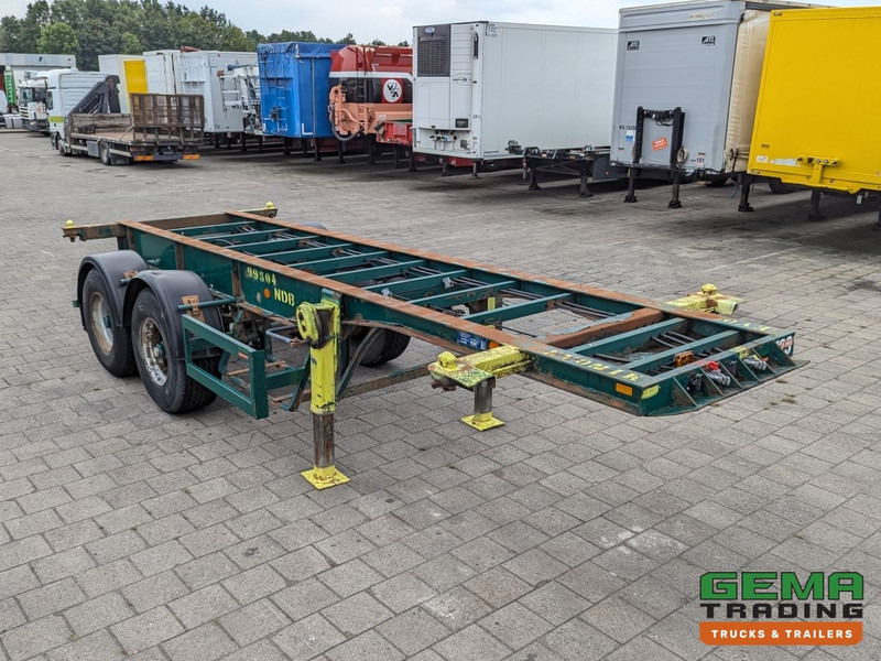 Flandria OP CC 2A 2-Assen ROR DrumBrakes - Steel Suspension - 3110KG - 20FT (O1915) - Semireboque transportador de contêineres/ Caixa móvel: foto 3 Flandria OP CC 2A 2-Assen ROR DrumBrakes - Steel Suspension - 3110KG - 20FT (O1915) - Semireboque transportador de contêineres/ Caixa móvel: foto 3