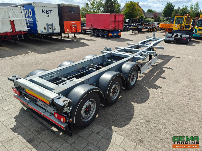 Fliegl SDS01 3-Assen SAF - LiftAs - Schijfremmen - Alle Aansluitingen - Gegalvaniseerd - Kop/KontSchuiver - Ongebruikt! - Semireboque transportador de contêineres/ Caixa móvel: foto 5 Fliegl SDS01 3-Assen SAF - LiftAs - Schijfremmen - Alle Aansluitingen - Gegalvaniseerd - Kop/KontSchuiver - Ongebruikt! - Semireboque transportador de contêineres/ Caixa móvel: foto 5
