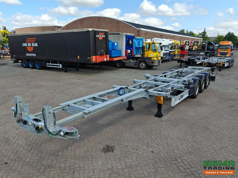 Fliegl SDS01 3-Assen SAF - LiftAs - Schijfremmen - Alle Aansluitingen - Gegalvaniseerd - Kop/KontSchuiver - Ongebruikt! - Semireboque transportador de contêineres/ Caixa móvel: foto 2 Fliegl SDS01 3-Assen SAF - LiftAs - Schijfremmen - Alle Aansluitingen - Gegalvaniseerd - Kop/KontSchuiver - Ongebruikt! - Semireboque transportador de contêineres/ Caixa móvel: foto 2