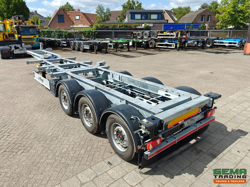 Fliegl SDS01 3-Assen SAF - LiftAs - Schijfremmen - Alle Aansluitingen - Gegalvaniseerd - Kop/KontSchuiver - Ongebruikt! - Semireboque transportador de contêineres/ Caixa móvel: foto 3 Fliegl SDS01 3-Assen SAF - LiftAs - Schijfremmen - Alle Aansluitingen - Gegalvaniseerd - Kop/KontSchuiver - Ongebruikt! - Semireboque transportador de contêineres/ Caixa móvel: foto 3