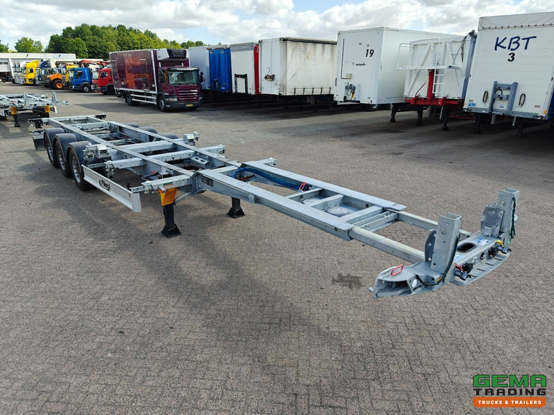 Fliegl SDS01 3-Assen SAF - LiftAs - Schijfremmen - Alle Aansluitingen - Gegalvaniseerd - Kop/KontSchuiver - Ongebruikt! - Semireboque transportador de contêineres/ Caixa móvel: foto 4 Fliegl SDS01 3-Assen SAF - LiftAs - Schijfremmen - Alle Aansluitingen - Gegalvaniseerd - Kop/KontSchuiver - Ongebruikt! - Semireboque transportador de contêineres/ Caixa móvel: foto 4