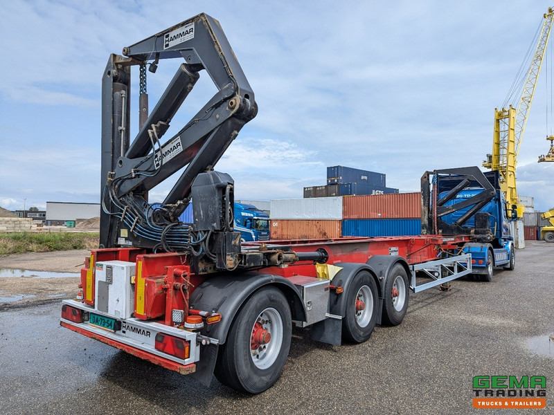 HAMMAR 160 HE 3-Assen - SideLoader - 33T - ContainerStacking - Afstandbediening - Semireboque transportador de contêineres/ Caixa móvel: foto 2 HAMMAR 160 HE 3-Assen - SideLoader - 33T - ContainerStacking - Afstandbediening - Semireboque transportador de contêineres/ Caixa móvel: foto 2