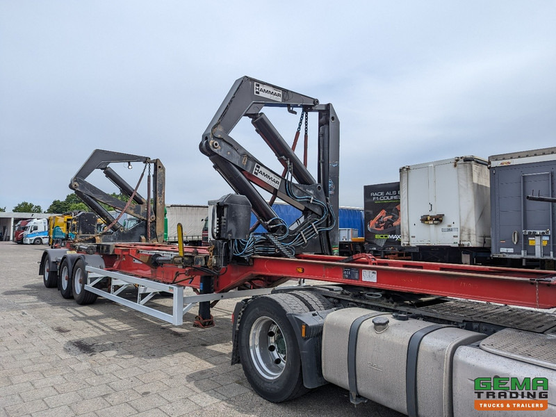 HAMMAR 160 HE 3-Assen - SideLoader - 33T - ContainerStacking - Afstandbediening - Semireboque transportador de contêineres/ Caixa móvel: foto 4 HAMMAR 160 HE 3-Assen - SideLoader - 33T - ContainerStacking - Afstandbediening - Semireboque transportador de contêineres/ Caixa móvel: foto 4