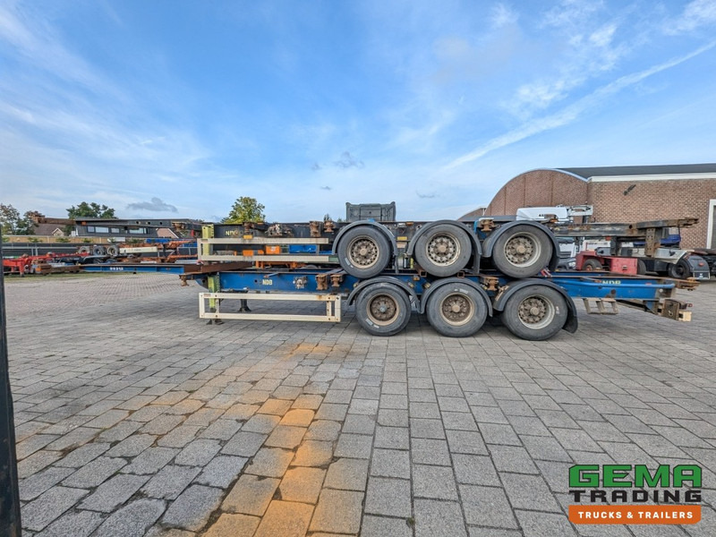 Semireboque transportador de contêineres/ Caixa móvel Krone SD 3-Assen BPW DrumBrakes - All Connections - Package of 2 (O1883): foto 14