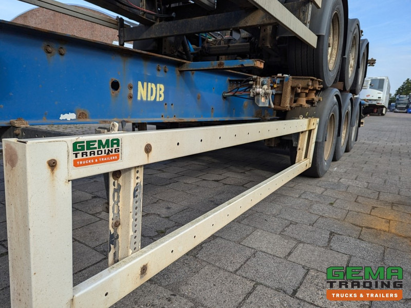 Semireboque transportador de contêineres/ Caixa móvel Krone SD 3-Assen BPW DrumBrakes - All Connections - Package of 2 (O1883): foto 9