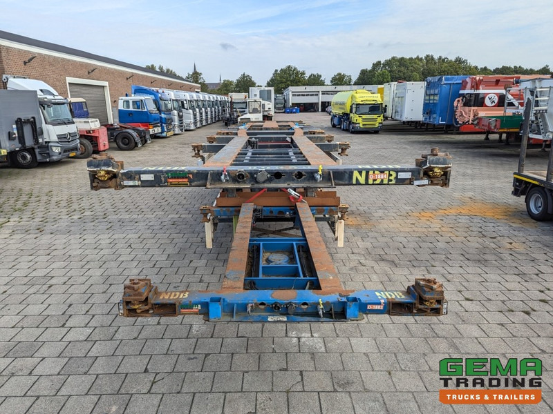Semireboque transportador de contêineres/ Caixa móvel Krone SD 3-Assen BPW DrumBrakes - All Connections - Package of 2 (O1883): foto 6
