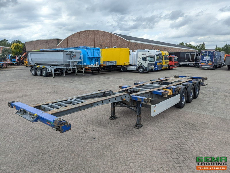 Krone SDC 27 3-Assen SAF - Lift as - Schijfremmen - Achterschuiver - 20 2x20FT/30/40FT - Semireboque transportador de contêineres/ Caixa móvel: foto 1 Krone SDC 27 3-Assen SAF - Lift as - Schijfremmen - Achterschuiver - 20 2x20FT/30/40FT - Semireboque transportador de contêineres/ Caixa móvel: foto 1