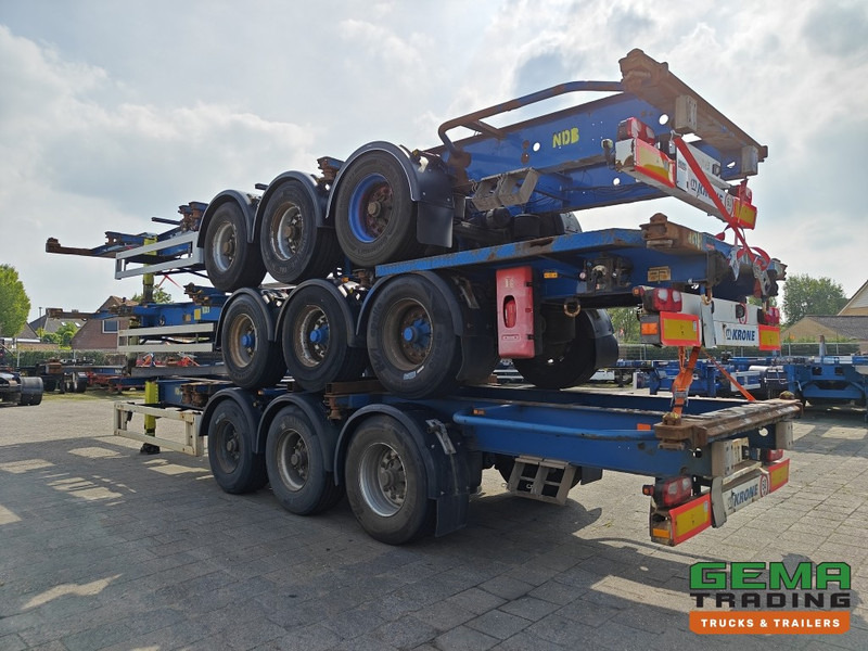 Krone SDC 27 3-assen BPW - DrumBrakes - 4700KG - 2x 20FT 1x 30FT 1x40FT - Package of 3 - NL kentekens - Semireboque transportador de contêineres/ Caixa móvel: foto 4 Krone SDC 27 3-assen BPW - DrumBrakes - 4700KG - 2x 20FT 1x 30FT 1x40FT - Package of 3 - NL kentekens - Semireboque transportador de contêineres/ Caixa móvel: foto 4