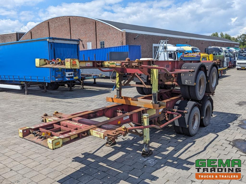 Krone SZC 20FT 2-Assen ROR - STEEL Suspension - DOUBLE tires - DrumBrakes - Semireboque transportador de contêineres/ Caixa móvel: foto 2 Krone SZC 20FT 2-Assen ROR - STEEL Suspension - DOUBLE tires - DrumBrakes - Semireboque transportador de contêineres/ Caixa móvel: foto 2