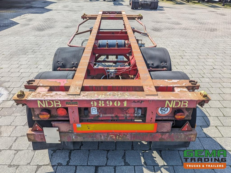 Krone SZC 20FT 2-Assen ROR - STEEL Suspension - DOUBLE tires - DrumBrakes  (O1869) - Semireboque transportador de contêineres/ Caixa móvel: foto 5 Krone SZC 20FT 2-Assen ROR - STEEL Suspension - DOUBLE tires - DrumBrakes  (O1869) - Semireboque transportador de contêineres/ Caixa móvel: foto 5