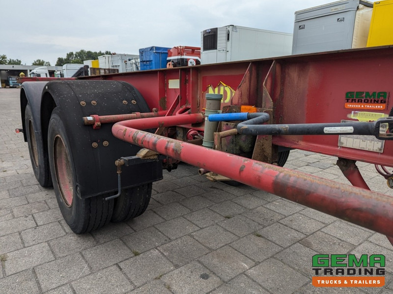 Semireboque transportador de contêineres/ Caixa móvel Krone SZC 20FT 2-Assen ROR - STEEL Suspension - DOUBLE tires - DrumBrakes (O1916): foto 11