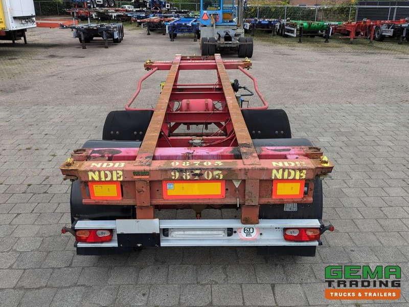 Krone SZC 20FT 2-Assen ROR - STEEL Suspension - DOUBLE tires - DrumBrakes (O1916) - Semireboque transportador de contêineres/ Caixa móvel: foto 5 Krone SZC 20FT 2-Assen ROR - STEEL Suspension - DOUBLE tires - DrumBrakes (O1916) - Semireboque transportador de contêineres/ Caixa móvel: foto 5