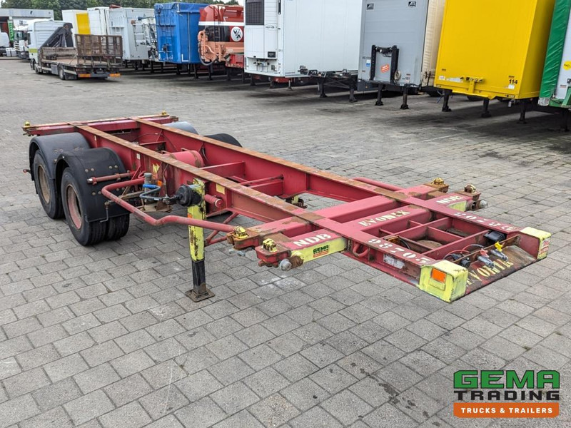 Krone SZC 20FT 2-Assen ROR - STEEL Suspension - DOUBLE tires - DrumBrakes (O1916) - Semireboque transportador de contêineres/ Caixa móvel: foto 2 Krone SZC 20FT 2-Assen ROR - STEEL Suspension - DOUBLE tires - DrumBrakes (O1916) - Semireboque transportador de contêineres/ Caixa móvel: foto 2