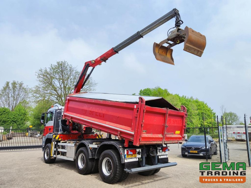 MAN TGS 26.400 6x6 4 Daycab Euro4 - HMF1643Z2 - Hyva 2-Zijdige Kipper 5.4m. - REBUILT ENGINE - TOP! (V584) - Caminhão basculante, Caminhão grua: foto 5 MAN TGS 26.400 6x6 4 Daycab Euro4 - HMF1643Z2 - Hyva 2-Zijdige Kipper 5.4m. - REBUILT ENGINE - TOP! (V584) - Caminhão basculante, Caminhão grua: foto 5