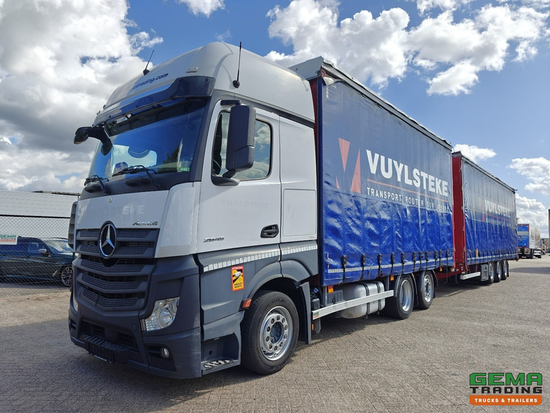 Mercedes-Benz Actros 2645 6x2 Gigaspace Euro6 + 3Axle Trailer -  115m³ VolumeCombi - Dubbele Tanks - Moffet Aansluiting - HH Vloer - SMARTTacho V2 - Caminhão furgão: foto 1 Mercedes-Benz Actros 2645 6x2 Gigaspace Euro6 + 3Axle Trailer -  115m³ VolumeCombi - Dubbele Tanks - Moffet Aansluiting - HH Vloer - SMARTTacho V2 - Caminhão furgão: foto 1