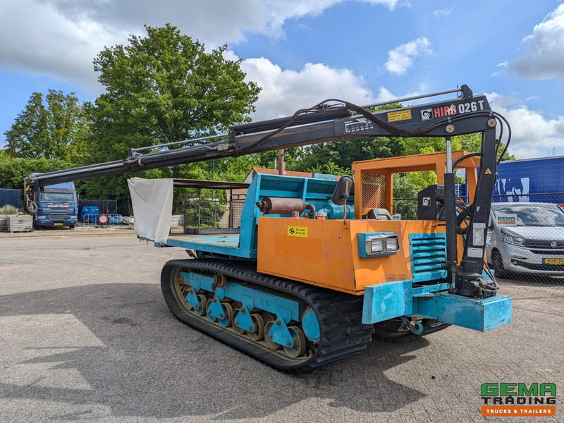 Morooka MST-1100 Rupsdumper / Werktuigdrager - Platte kiepbak + Hiab 026 T3 Kraan - Komatsu 6Cil - Dumper: foto 5 Morooka MST-1100 Rupsdumper / Werktuigdrager - Platte kiepbak + Hiab 026 T3 Kraan - Komatsu 6Cil - Dumper: foto 5