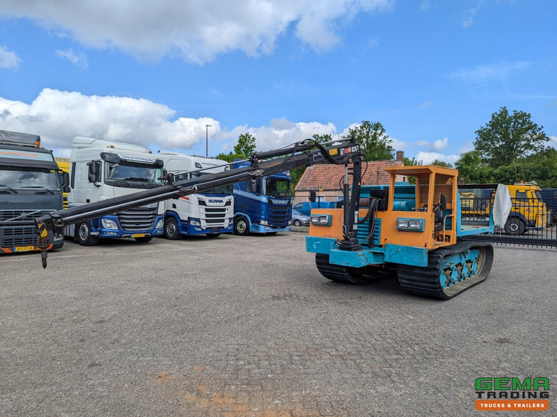 Morooka MST-1100 Rupsdumper / Werktuigdrager - Platte kiepbak + Hiab 026 T3 Kraan - Komatsu 6Cil - Dumper: foto 1 Morooka MST-1100 Rupsdumper / Werktuigdrager - Platte kiepbak + Hiab 026 T3 Kraan - Komatsu 6Cil - Dumper: foto 1