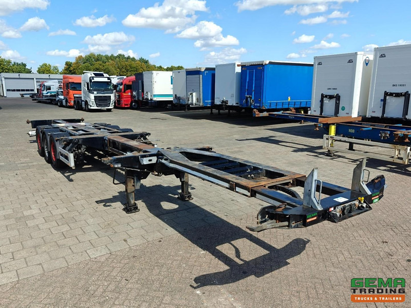 Pacton ET3 3-Assen Valx - MULTI - Schijfremmen - LiftAs - 3x Uitschuifbaar - ADR lekbak - Semireboque transportador de contêineres/ Caixa móvel: foto 3 Pacton ET3 3-Assen Valx - MULTI - Schijfremmen - LiftAs - 3x Uitschuifbaar - ADR lekbak - Semireboque transportador de contêineres/ Caixa móvel: foto 3