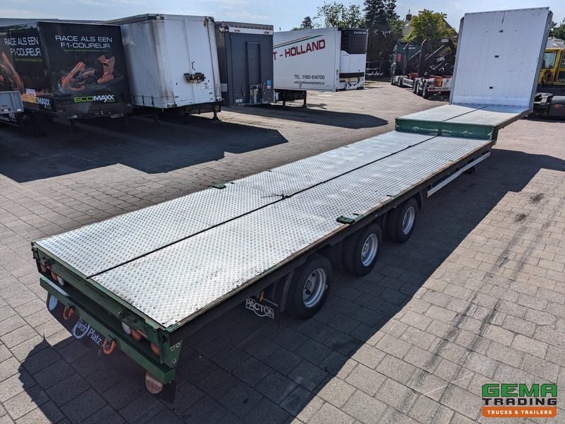 Pacton SXD3 3-Assen - Semi Dieplader - Hydr. Steunpoten - Traanplaat vloer - 3e as naloop gestuurd - Semireboque baixa: foto 2 Pacton SXD3 3-Assen - Semi Dieplader - Hydr. Steunpoten - Traanplaat vloer - 3e as naloop gestuurd - Semireboque baixa: foto 2