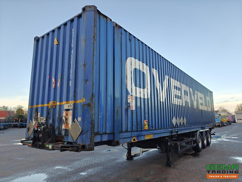 Pacton T3-007 3-Assen BPW - Containerchassis + 45FT HiCube Container - Reservewieldrager - Semireboque transportador de contêineres/ Caixa móvel: foto 2 Pacton T3-007 3-Assen BPW - Containerchassis + 45FT HiCube Container - Reservewieldrager - Semireboque transportador de contêineres/ Caixa móvel: foto 2