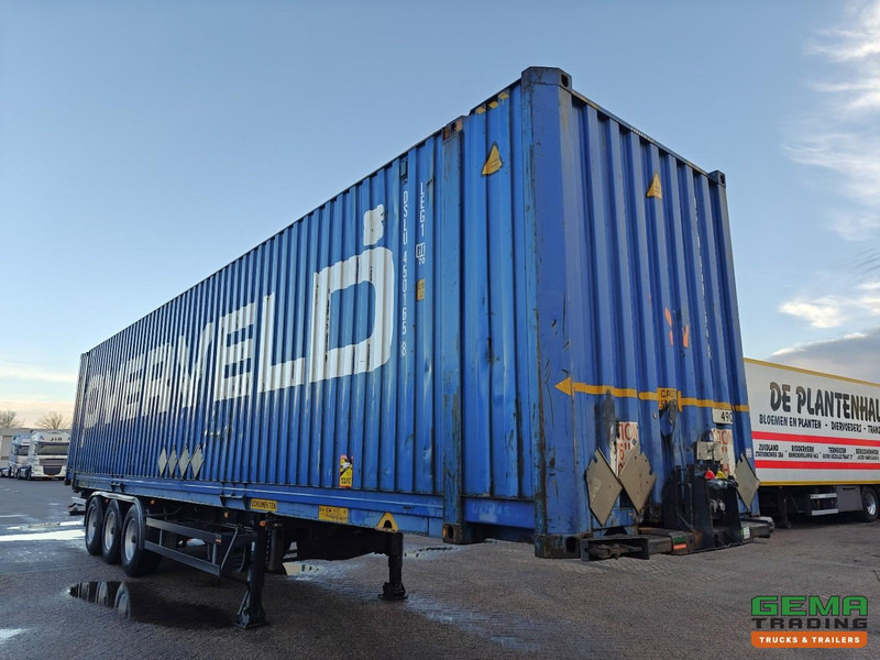 Pacton T3-007 3-Assen BPW - Containerchassis + 45FT HiCube Container - Reservewieldrager - Semireboque transportador de contêineres/ Caixa móvel: foto 5 Pacton T3-007 3-Assen BPW - Containerchassis + 45FT HiCube Container - Reservewieldrager - Semireboque transportador de contêineres/ Caixa móvel: foto 5