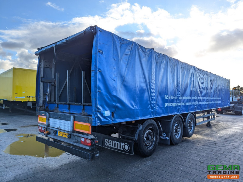 Samro ST39WGWE 12.9M 3-Assen BPW - SchuifKap - Lift/Stuur-as - HH Vloer - Bokken - Rongen - Semi-reboque de lona: foto 2 Samro ST39WGWE 12.9M 3-Assen BPW - SchuifKap - Lift/Stuur-as - HH Vloer - Bokken - Rongen - Semi-reboque de lona: foto 2