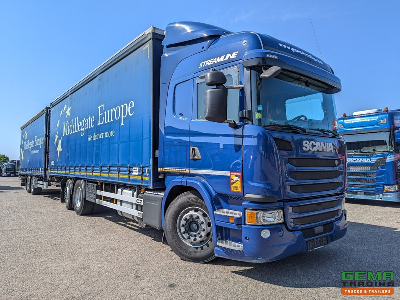 Scania G410 6x2/4 Streamline Euro6 - Retarder + Van Hool 2-Assige Aanhanger - SchuifzeilenCombi - SmartTachoV2 - Caminhão furgão: foto 2 Scania G410 6x2/4 Streamline Euro6 - Retarder + Van Hool 2-Assige Aanhanger - SchuifzeilenCombi - SmartTachoV2 - Caminhão furgão: foto 2