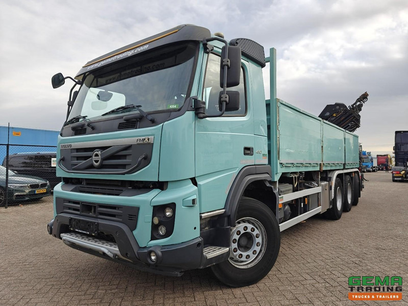 Volvo FMX 410 8x4/4 Dagcab Euro5 - Open Laadbak 6.8m + Hiab 244 E-6 Hipro - 258.000km - Naafreductie - 05/2026 APK - Camião de caixa aberta/ Plataforma, Caminhão grua: foto 1 Volvo FMX 410 8x4/4 Dagcab Euro5 - Open Laadbak 6.8m + Hiab 244 E-6 Hipro - 258.000km - Naafreductie - 05/2026 APK - Camião de caixa aberta/ Plataforma, Caminhão grua: foto 1