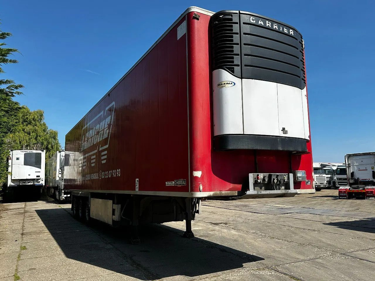 Chereau Frigo Carier Maxima 1300 3 axle 7CM Side H2.70 - Semireboque frigorífico: foto 2 Chereau Frigo Carier Maxima 1300 3 axle 7CM Side H2.70 - Semireboque frigorífico: foto 2
