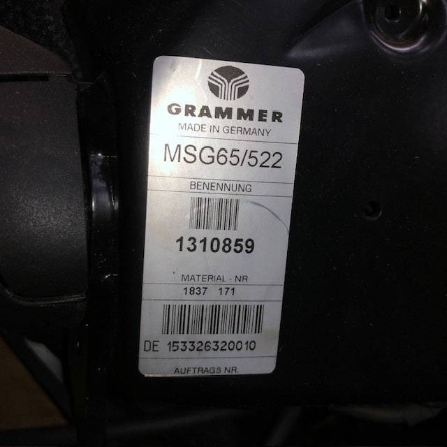 Grammer Seat MSG65/522 - Banco de Equipamento de movimentação: foto 5 Grammer Seat MSG65/522 - Banco de Equipamento de movimentação: foto 5
