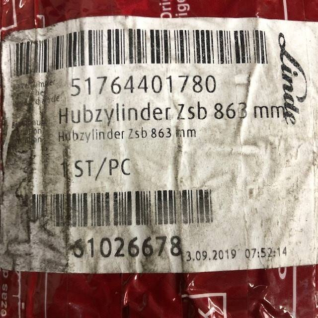 Cilindro hidráulico de Equipamento de movimentação nuevo Middle cylinder for Linde /394/: foto 6