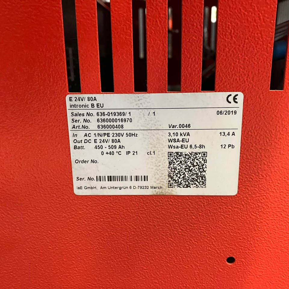 Hawker 24V/80A - Peça de reposição de Equipamento de movimentação: foto 4 Hawker 24V/80A - Peça de reposição de Equipamento de movimentação: foto 4