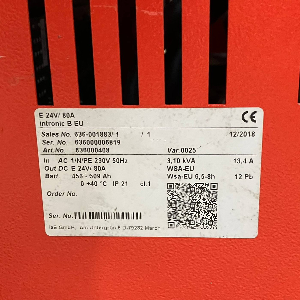 Hawker 24V/80A - Peça de reposição de Equipamento de movimentação: foto 5 Hawker 24V/80A - Peça de reposição de Equipamento de movimentação: foto 5