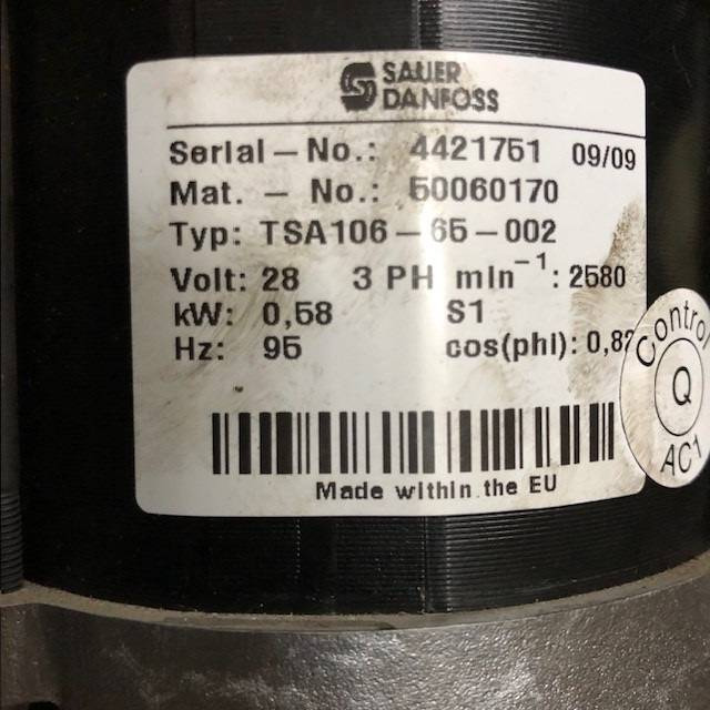 Steering motor - Direcção de Equipamento de movimentação: foto 4 Steering motor - Direcção de Equipamento de movimentação: foto 4