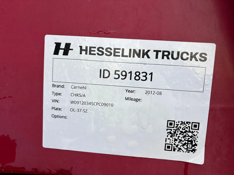 Semireboque basculante Carnehl 60m3 10 tons assen Bietenrek&Klep/deuren Stuuras Liftas Nieuwe APK!: foto 12