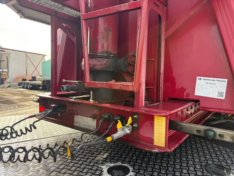 Semireboque basculante Carnehl 60m3 10 tons assen Bietenrek&Klep/deuren Stuuras Liftas Nieuwe APK!: foto 8