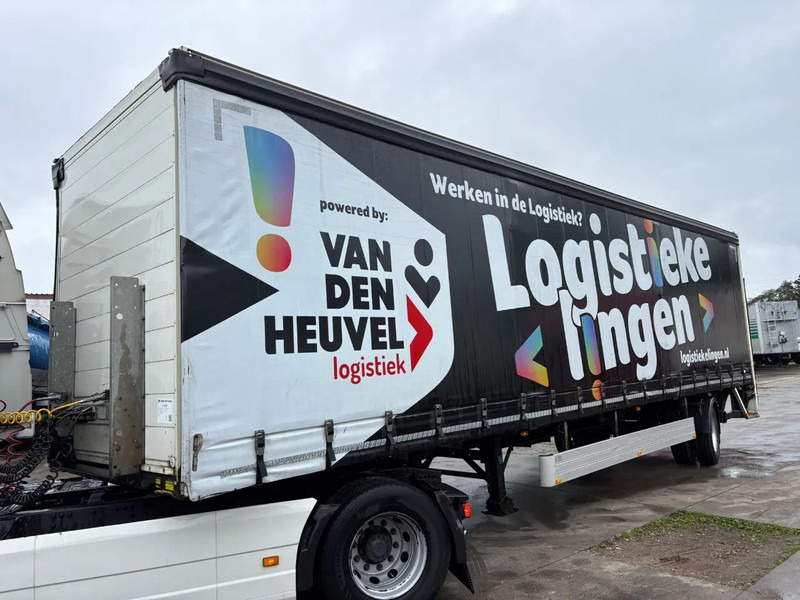 Groenewegen 11M City-trailer Stuuras Dhollandia Laadklep 2000KG APK/TUV 08-04-2026 - Semi-reboque de lona: foto 1 Groenewegen 11M City-trailer Stuuras Dhollandia Laadklep 2000KG APK/TUV 08-04-2026 - Semi-reboque de lona: foto 1
