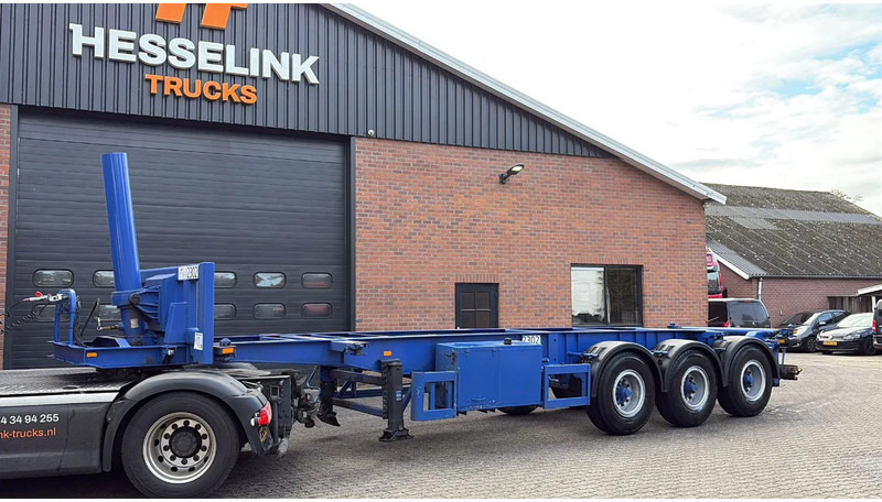 Hendricks 20ft container Kippchassis 24V hydraulic Self support! - Semireboque transportador de contêineres/ Caixa móvel: foto 1 Hendricks 20ft container Kippchassis 24V hydraulic Self support! - Semireboque transportador de contêineres/ Caixa móvel: foto 1