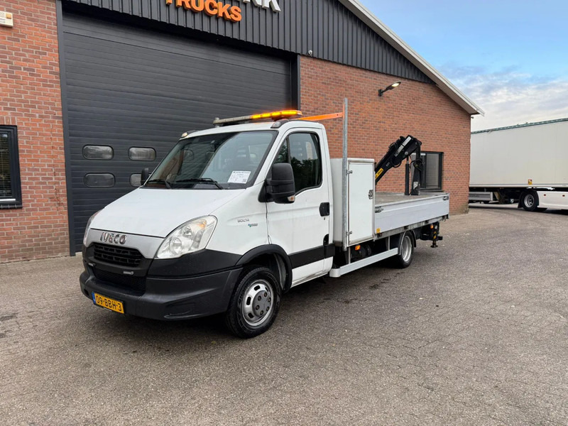 Iveco 50c14 Erdgas/CNG Hiab kran/crane Pritsche - Furgão caixa aberta: foto 1 Iveco 50c14 Erdgas/CNG Hiab kran/crane Pritsche - Furgão caixa aberta: foto 1