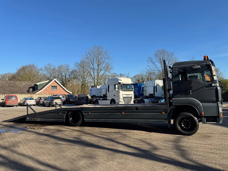 MAN TGA 18.350 830CM Oprijwagen Machinery transporter Hydraulische klep, nieuwe APK 3-6-2026 - Caminhão transporte de veículos: foto 2 MAN TGA 18.350 830CM Oprijwagen Machinery transporter Hydraulische klep, nieuwe APK 3-6-2026 - Caminhão transporte de veículos: foto 2