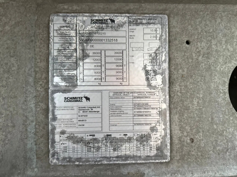 Semireboque basculante Schmitz Cargobull SCB AS-1 52m3 Agrar Liftas Klep/Deuren combi 74.597KM! Nieuwstaat: foto 14 Semireboque basculante Schmitz Cargobull SCB AS-1 52m3 Agrar Liftas Klep/Deuren combi 74.597KM! Nieuwstaat: foto 14