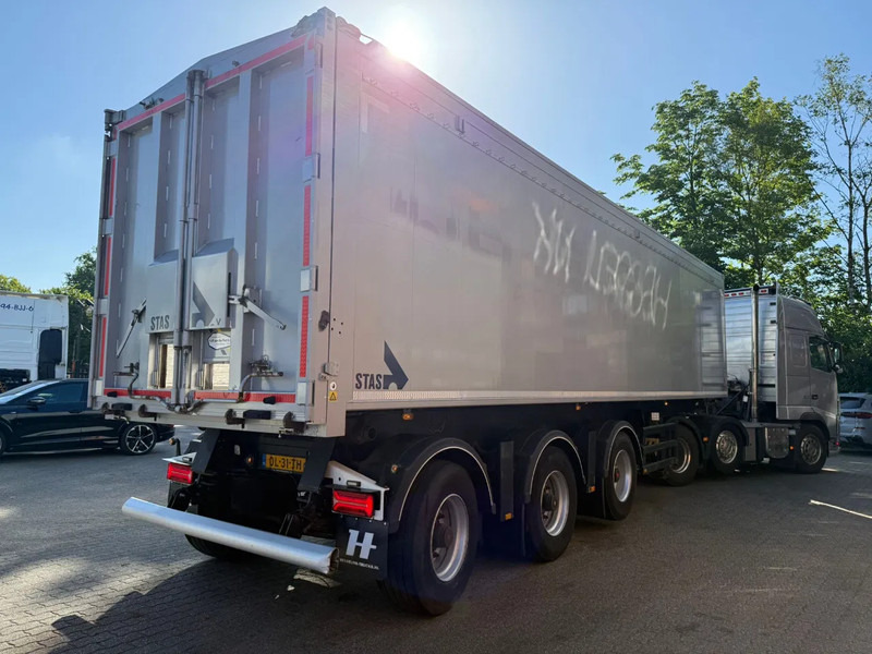 Stas SA345K 60m3 Vol-alu Klep/deuren 10 tons assen Liftas Stuuras - Semireboque basculante: foto 1 Stas SA345K 60m3 Vol-alu Klep/deuren 10 tons assen Liftas Stuuras - Semireboque basculante: foto 1
