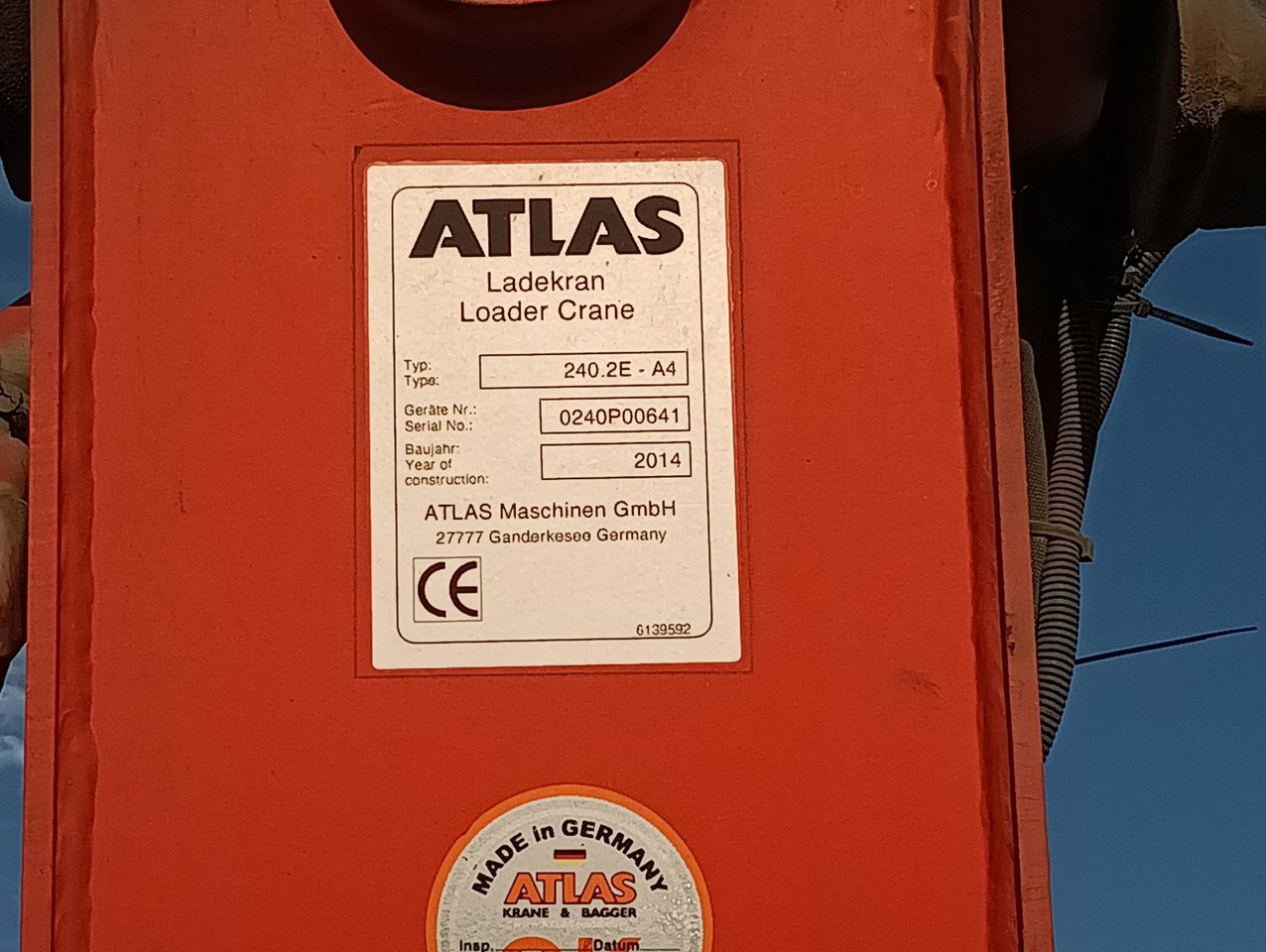 MAN TGS 26:480 6x4 EURO5 ATLAS 240.2E-A4 3-S-Kipper - Caminhão basculante, Caminhão grua: foto 2 MAN TGS 26:480 6x4 EURO5 ATLAS 240.2E-A4 3-S-Kipper - Caminhão basculante, Caminhão grua: foto 2