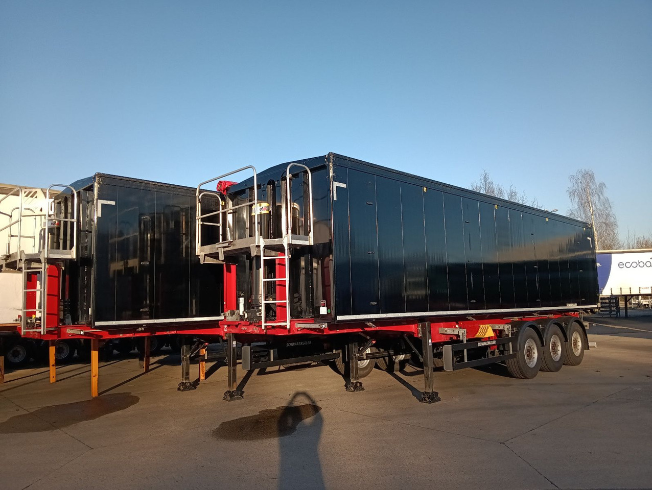 Schwarzmüller K-Serie ALU 54m3 Getreide Nur 69.340km 6250kg - Semireboque basculante: foto 1 Schwarzmüller K-Serie ALU 54m3 Getreide Nur 69.340km 6250kg - Semireboque basculante: foto 1