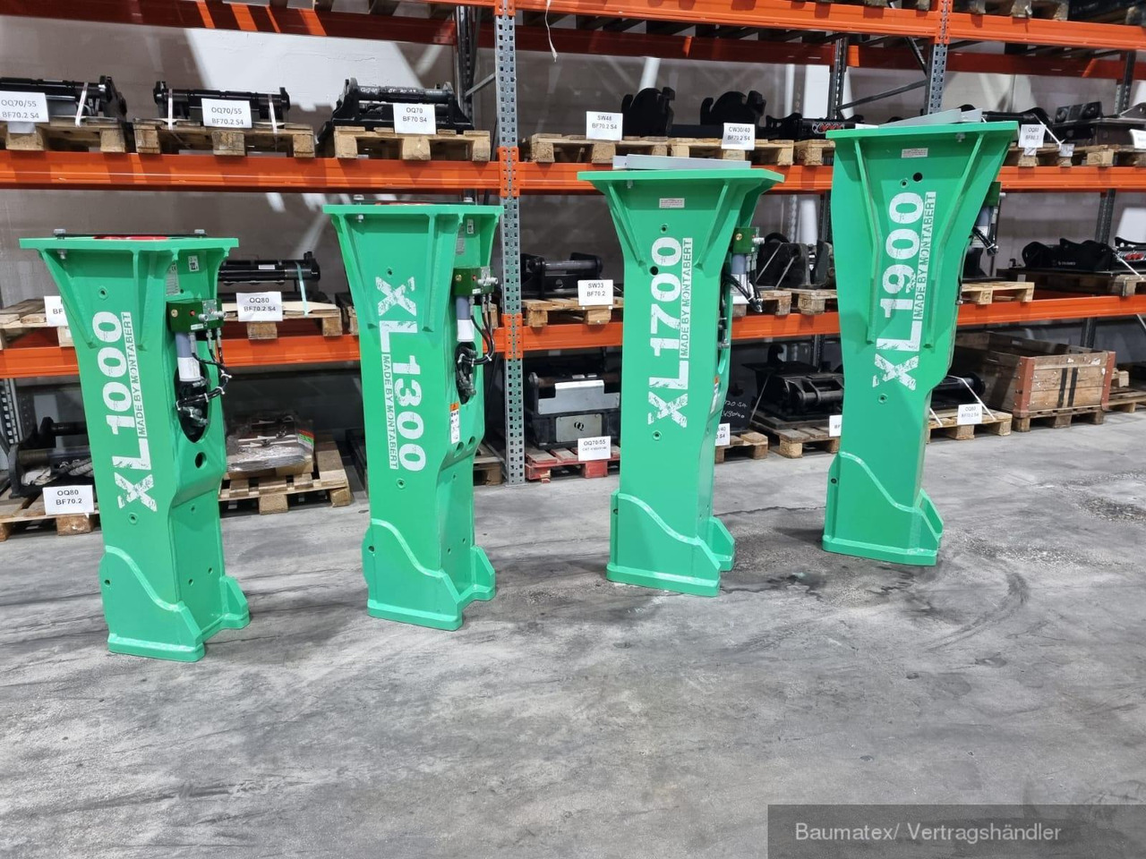 Montabert XL2700, XL1900, XL1700, XL1300, XL1000 - Martelo hidráulico de Máquina de construção: foto 1 Montabert XL2700, XL1900, XL1700, XL1300, XL1000 - Martelo hidráulico de Máquina de construção: foto 1